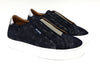 Atlanta Mocassin Navy/Silver Star Elastic Slip-on Sneaker-Tassel Children Shoes