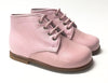Beberlis Baby Pink Lace Up Bootie-Tassel Children Shoes