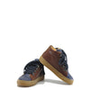 Dulis Navy and Brown Hightop Sneaker-Tassel Children Shoes