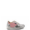 Atlanta Mocassin Pink and Silver Textured Slip-On Sneaker-Tassel Children Shoes