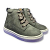 Atlanta Mocassin Gray Nubok High Top Sneaker-Tassel Children Shoes