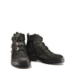 Acebos Black Sparkle Boot-Tassel Children Shoes