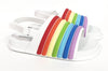 Mini Melissa Rainbow Beach Slide-Tassel Children Shoes