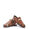 Pepe Vintage Brown Velcro Baby Sandal-Tassel Children Shoes