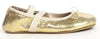 Manuela Gold Ballet Slipper-Tassel Children Shoes