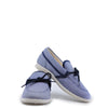 Pepe Navy Gingham Boat Shoe-Tassel Children Shoes