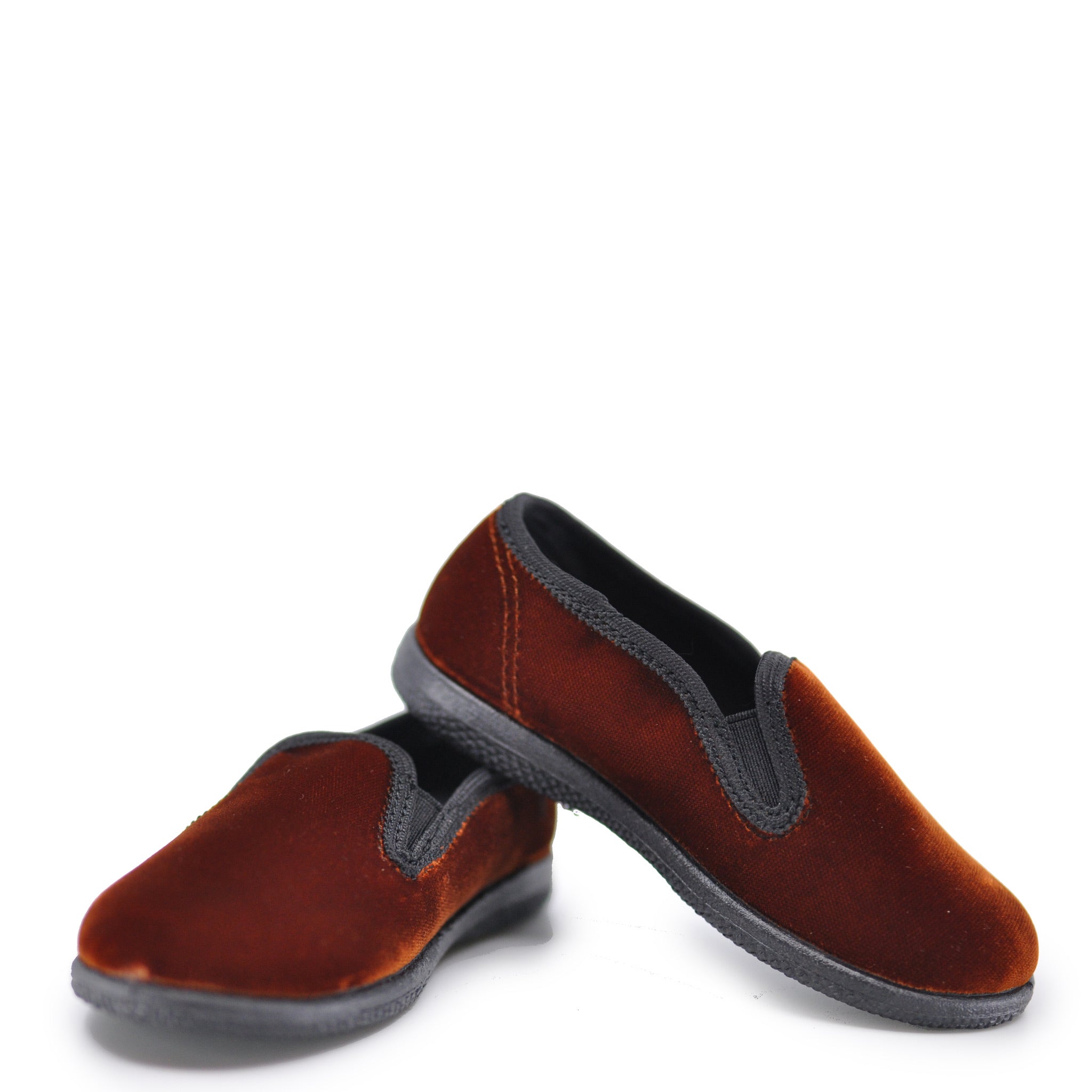 Pepe Brown Velvet Slip On Shoe 31 Pepe Brown Velvet Slip On Shoe 31