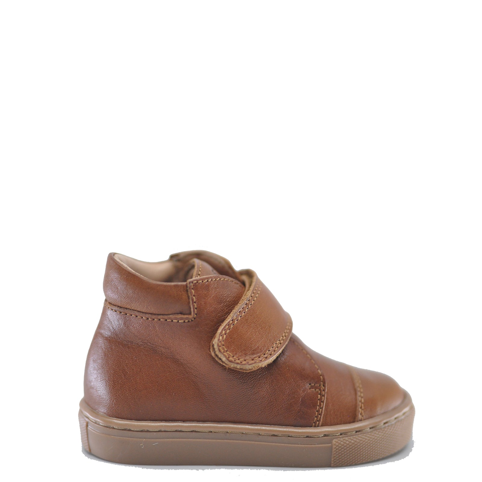 Petit Nord Cognac Velcro Baby Bootie-Tassel Children Shoes