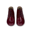 Beberlis Burgundy Leather Baby Bootie-Tassel Children Shoes