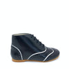 Sonatina Black and White Wingtip Bootie-Tassel Children Shoes