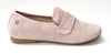 Manuela Pink Linen Smoking Slipper-Tassel Children Shoes