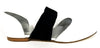 Bellusa White/Black Ballet Slipper-Tassel Children Shoes