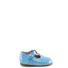 Papanatas Baby Blue Patent T-Strap Shoe-Tassel Children Shoes