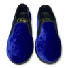 Pepe Blue Velvet Slip-On Shoe-Tassel Children Shoes