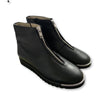 Hoo Black Zipper Boot-Tassel Children Shoes