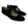 Papanatas Black Velvet Bow Shoe-Tassel Children Shoes
