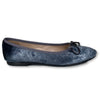 Beberlis Gray Shimmer Velvet Ballet-Tassel Children Shoes