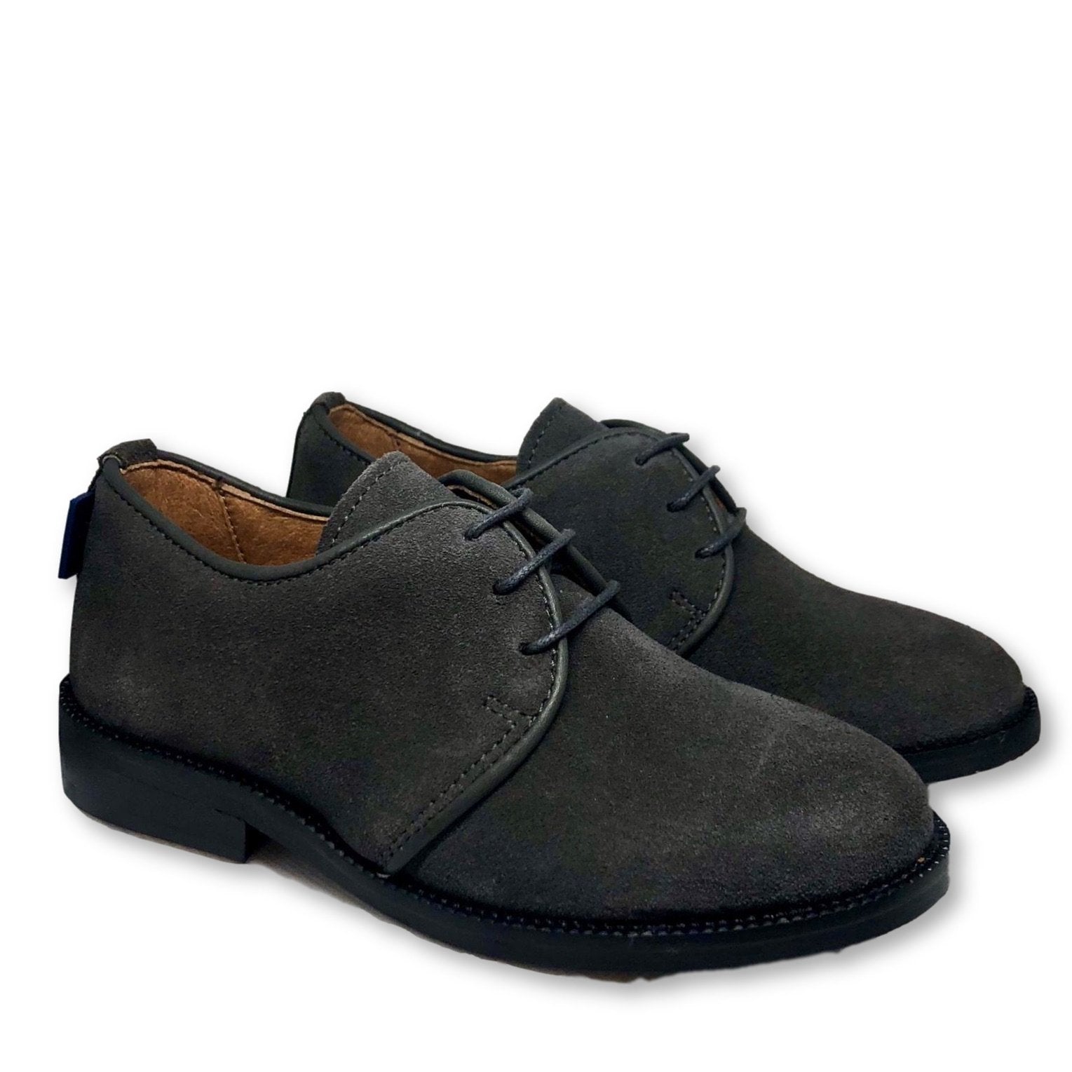 Atlanta Mocassin Gray Suede Oxford-Tassel Children Shoes