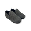 Manuela Gray Textured Suede Smoking Slipper-Tassel Children Shoes
