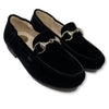 Beberlis Black Velvet Chain Loafer-Tassel Children Shoes