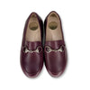 Beberlis Burgundy Florentic Chain Loafer-Tassel Children Shoes