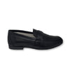 Hoo Black Leather Penny Loafer-Tassel Children Shoes