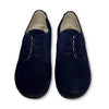 Beberlis Navy Suede Lace Oxford-Tassel Children Shoes
