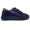 Atlanta Mocassin Navy Lined Velcro Sneaker-Tassel Children Shoes