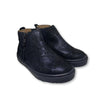Atlanta Mocassin Navy Textured Shimmer Zipper Bootie-Tassel Children Shoes