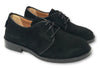 Atlanta Mocassin Black Suede Oxford-Tassel Children Shoes