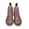 Young Soles Pink Leather Boot-Tassel Children Shoes