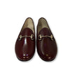 Hoo Burgundy High Shine Chain Loafer-Tassel Children Shoes