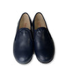 Beberlis Navy Leather Wingback Slip-on Shoe-Tassel Children Shoes