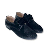 Beberlis Girls Two-Tone Black Oxford-Tassel Children Shoes