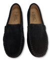 Atlanta Mocassin Black Suede Loafer-Tassel Children Shoes