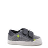 Pepe Gray Wool Star Velcro Sneaker-Tassel Children Shoes