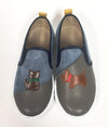 Elephantito Blue/Gray Slip-on Shoe-Tassel Children Shoes