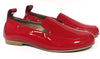 Hoo Red Patent Elastic Loafer-Tassel Children Shoes