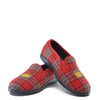 Pepe Red Plaid Crown Slip On Shoe-Tassel Children Shoes