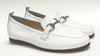 Beberlis White Leather With Buckle Slip-On-Tassel Children Shoes
