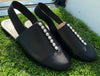Hoo Black Pearl Mule-Tassel Children Shoes