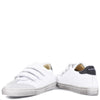 Blublonc White Scalloped Velcro Teen Sneaker-Tassel Children Shoes