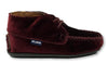 Atlanta Mocassin Burgundy Velvet Bootie-Tassel Children Shoes