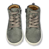 Atlanta Mocassin Gray Nubok High Top Sneaker-Tassel Children Shoes