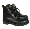 Confetti Black Coin Boot-Tassel Children Shoes