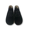 Beberlis Black Velvet Lace-Up Bootie-Tassel Children Shoes