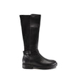 Acebos Black Leather Hi Boot-Tassel Children Shoes