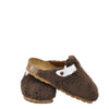 LMDI Brown Fur Clog-Tassel Children Shoes