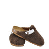 LMDI Brown Fur Clog-Tassel Children Shoes