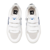 Veja Blue and White Triple Velcro Sneaker-Tassel Children Shoes
